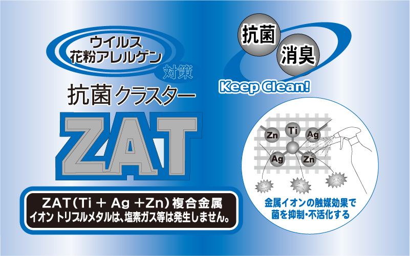 抗菌クラスター ZAT